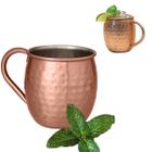 10 Caneca Moscow Mule Aço Inox 520ml Bar Drinks Profissional