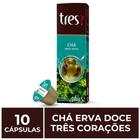 10 Cápsulas Três Corações, Chá Erva Doce