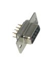 10 Conector DB 09v femea alta densidade solda placa 180