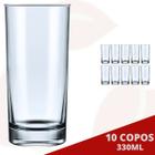 10 Copo Brooklyn Transparente 330ML Bartender Long Drink Suco - NADIR FIGUEREIDO