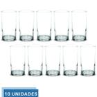 10 Copos 330ml Vidro Brooklyn Suco Agua Transparente Nadir