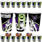 10 Copos do Batman 320ml para Decoração Lembrança e Sacola Surpresa de Aniversário