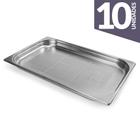 10 Cubas Inox 1/1 40M Perfurada - Gourmet Mix