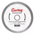 10 Discos Diamantado 4 Pol. Turbo 110mm F.20mm 60863 Porcelanato Cortag  