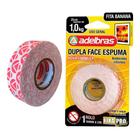 10 Fitas Banana Dupla Face Espuma Fixa Pro 19Mm X 2M Atacado