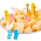 10 Garfinho Palitos P/ Frutas Petiscos Infantil - Animais Ovelha