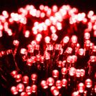 10 Metros De Led Pisca Cordão Com 100 Lampadas Formato Gota Fio Preto Cor LED Vermelho - GrupoShopMix