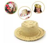 10 Mini chapéus de palha - Protetor Para Celular - Tiara - Doces - Festa Junina