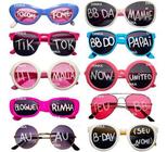 10 Oculos Tiktok Frase Texto Personalizado Infantil Pet