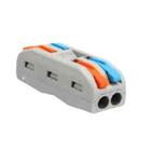 10 Pçs Conector Borne Emenda 2 Fios Duplo - Modelo Pct-2-2