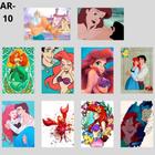 10 Placas Da Animação Da Disney Pequena Sereia 13x20