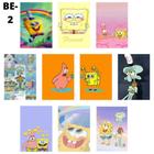 10 Placas Lula Molusco Bob esponja Patrick 13x20