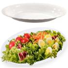 10 Pratos Saladeira Travessa Melamina Oval 26cm Atacado