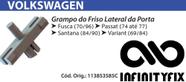 10 Presilha Grampo do Friso Lateral da Porta - VW Volkswagen Fusca 70/96 Passat Santana Variant P03