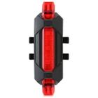 10 Sinalizador Traseiro Luz 5 Led Recarregável Bicicleta