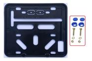 10 suporte de placa moldura moto mercosul e comum