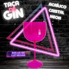 10 Taças De Gin Acrílico Neon 550 ML