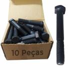 10 Un Parafuso Sextavado 16x40mm Aço 8.8 Parcial Fina MB