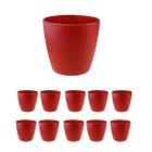 10 un Vaso plantas colmeia decorativo flor G VERMELHO