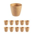 10 un Vaso plantas colmeia decorativo flores G MARROM CLARO