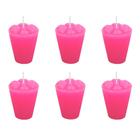 10 Velas Refil Rosa Copinho De Pinga Decoração 12 Horas