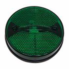 10 X Luz Lanterna Lateral 3led Bivolt Carreta/caminhão Randon 85mm Esmeralda (Verde)