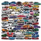 Kit 8 Cartelas Adesivos Carro Moto Caminhão Bike 110 Sticker Ferkautoparts Peças e Acessórios Nacionais e Importados