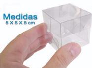 100 caixas de acetato transparente 5x5x5 na espessura de 0,21mm