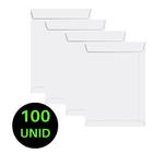 100 Envelope de Documento P/ Escritório Ofício A4 Branco