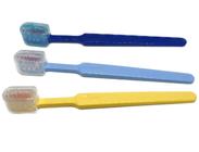 100 Escova dental infantil macia com protetor de cerdas