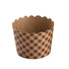 100 Forminhas para Cupcake em Papel Kraft - Embalagem para Doces