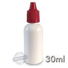 100 Frasco Plástico 30ml Conta Gotas Branco - Ref 14804