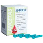 100 Lancetas 28G Universal Para Lancetador G-tech