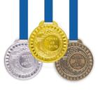 100 Medalhas Metal 35mm Honra ao Mérito Ouro Prata Bronze