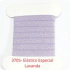 100 metros Elástico Lurex Especial 7mm Lavanda 3705 100 encadernação