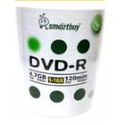 100 Mídia Virgem Dvd Smartbuy Logo Verde 4.7gb 120min Dvdr