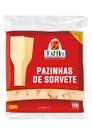 100 Pazinha para Sorvete de Madeira 6cm