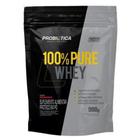 100% pure whey probiotica refil 900g - morango