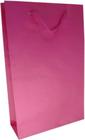 100 Sacolas De Papel Rosa Pink 25x17x6cm Bolsa Lembrancinha