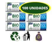 100 Sacos de Lixo Citronela 50 litros 10 kg Reforçado