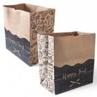 100 Sacos De Papel Para Restaurante Delivery 30x31x19 (HAPPY FOOD)