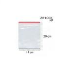 100 Sacos Saquinho Zip Lock 14x20 Envio De Nota Fiscal