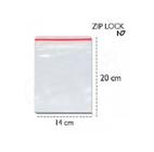 100 Sacos Saquinho Zip Lock 14x20cm Plastico Zip Lock