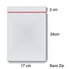 100 Sacos Saquinho Zip Lock 17x24 Plastico Zip Lock