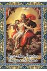100 Santinho Terço Santas Chagas de Jesus (oração no verso) - 7x10 cm