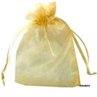 100 saquinhos de organza 17x23 Dourado