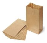 100 un saco de papel kraft grande sos para delivery food