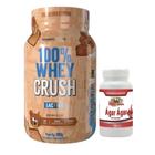 100% Whey Crush 900g - S/ Lactose - Under Labz + Ágar Ágar - 120 Cápsulas - Rei Terra