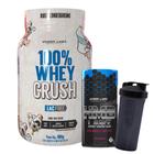 100% Whey Crush - 900g - Under Labz - S/ Lactose, Glúten + HMB Labz 120 V-Caps + Coqueteleira
