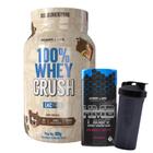 100% Whey Crush - 900g - Under Labz - S/ Lactose, Glúten + HMB Labz 120 V-Caps + Coqueteleira